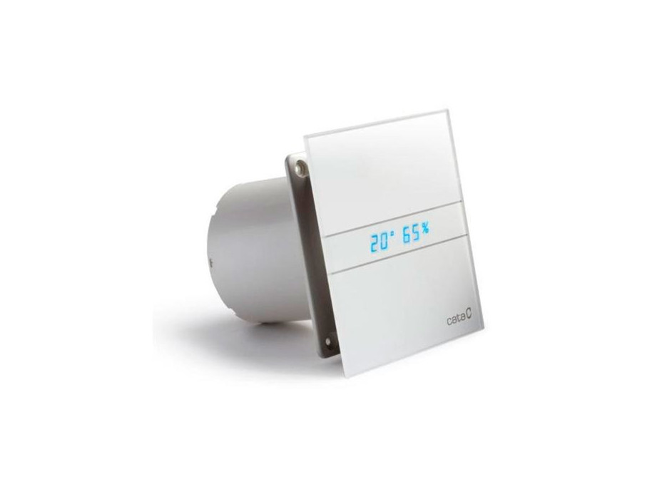Cata E-150 GTH koupelnový ventilátor axiální s automatem, 10W/19W, potrubí 150mm, bílá 00902200