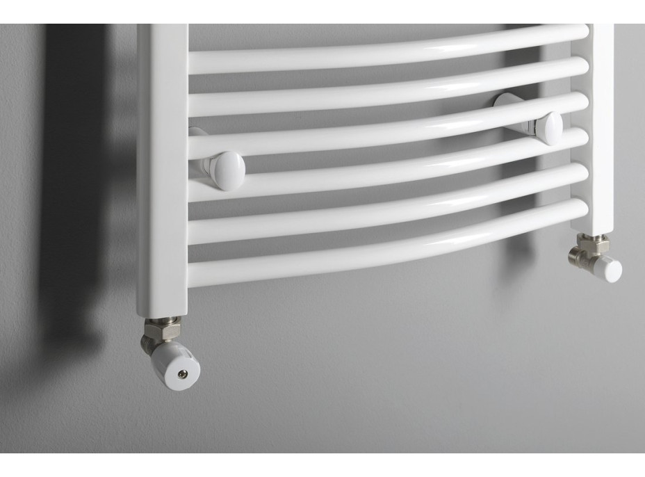 Aqualine ECO připojovací sada rohová, nikl/bílá CP9810S