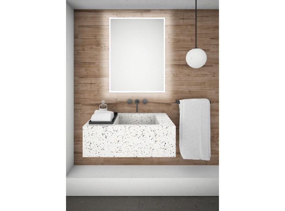 Aqualine TAURI zrcadlo s LED osvětlením 60x80cm TW260