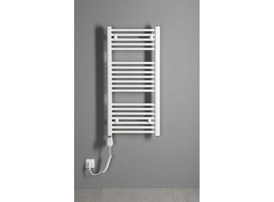 Aqualine Elektrická topná tyč s integrovaným termostatem 300W, bílá TS-300B