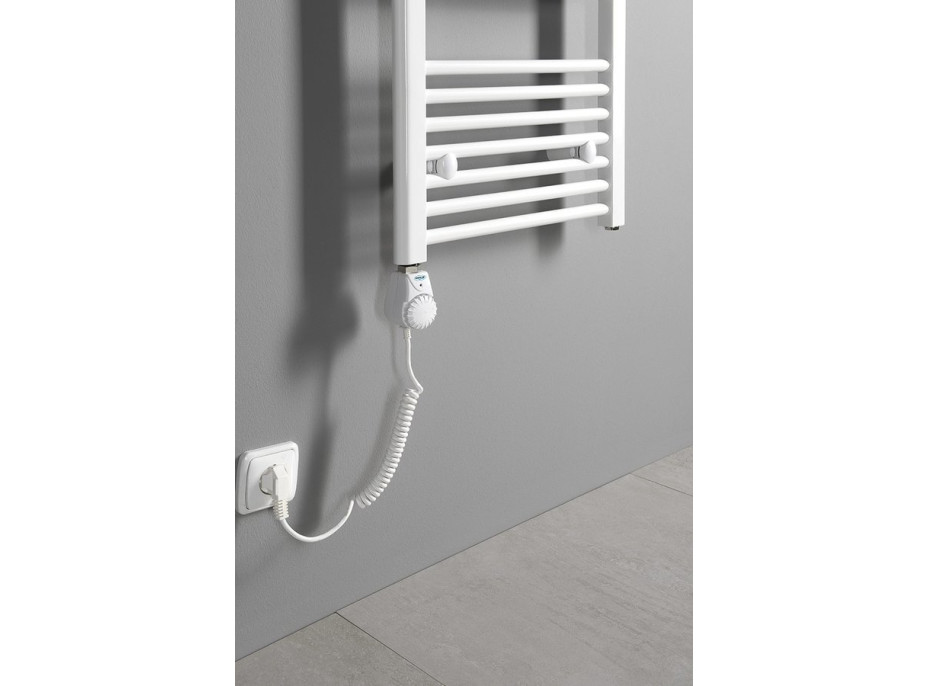 Aqualine Elektrická topná tyč s integrovaným termostatem 300W, bílá TS-300B