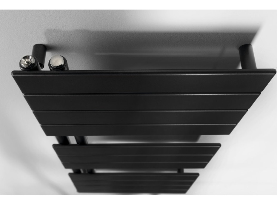 Aqualine MILI otopné těleso 450x934mm, černá mat DC606T