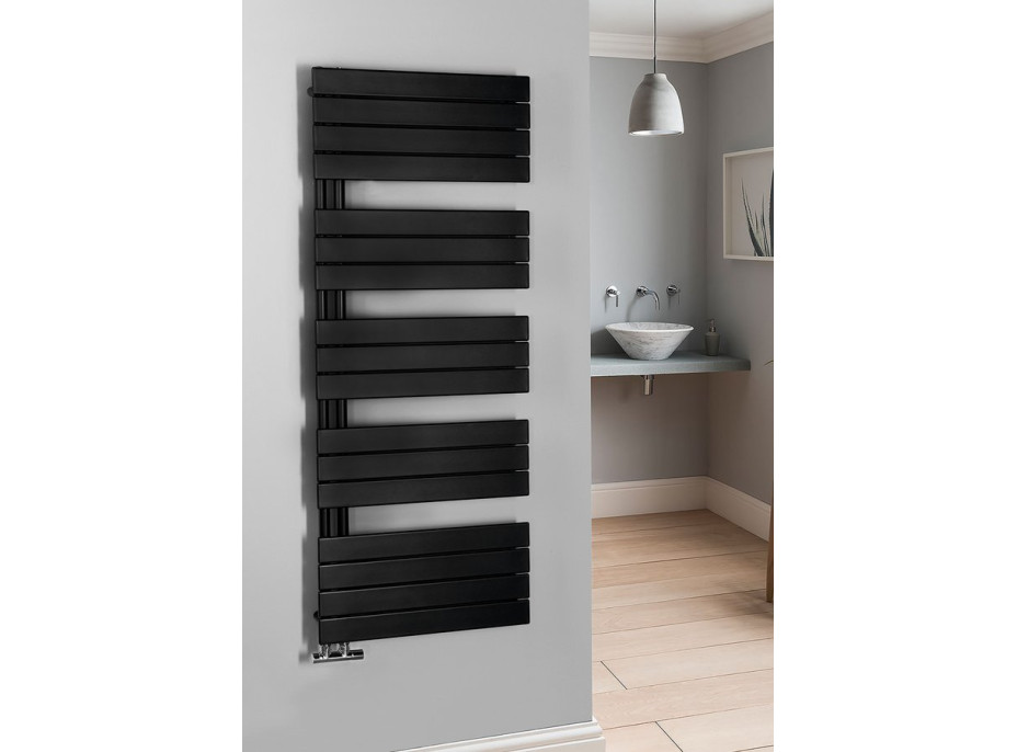 Aqualine MILI otopné těleso 600x1510mm, černá mat DC646T