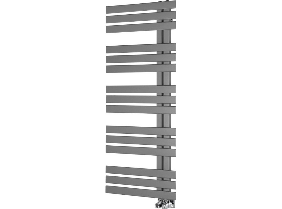 Sapho SILVANA otopné těleso 500x1236 mm, metalická stříbrná IR153