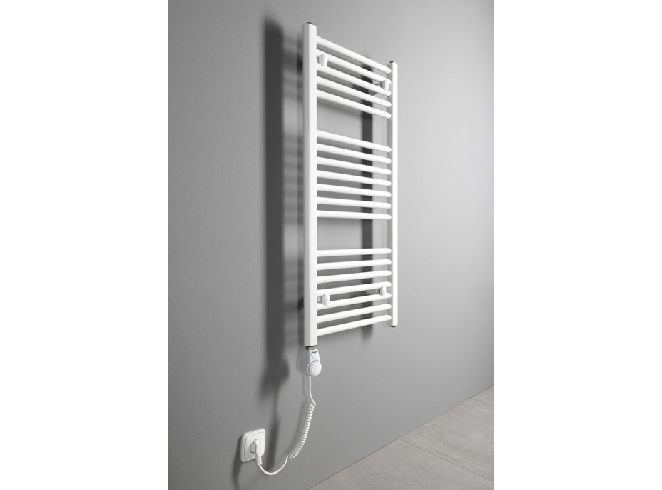 Aqualine Elektrická topná tyč s integrovaným termostatem 300W, bílá TS-300B