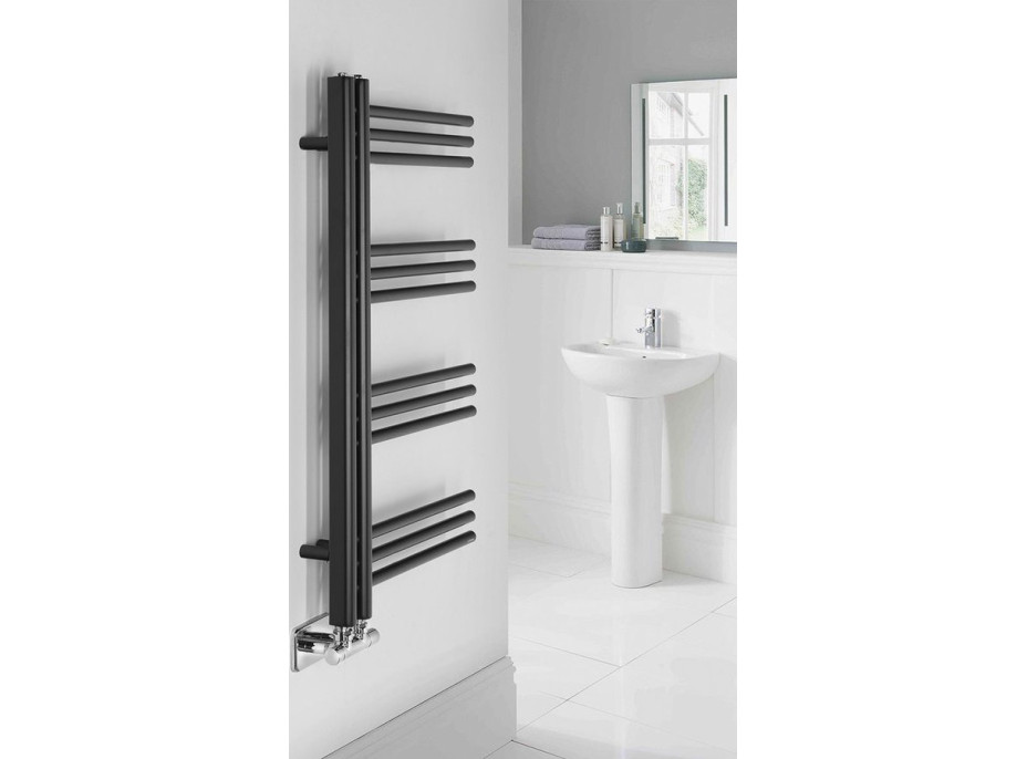 Sapho DORLION otopné těleso 500x900 mm, černá mat 1130-20