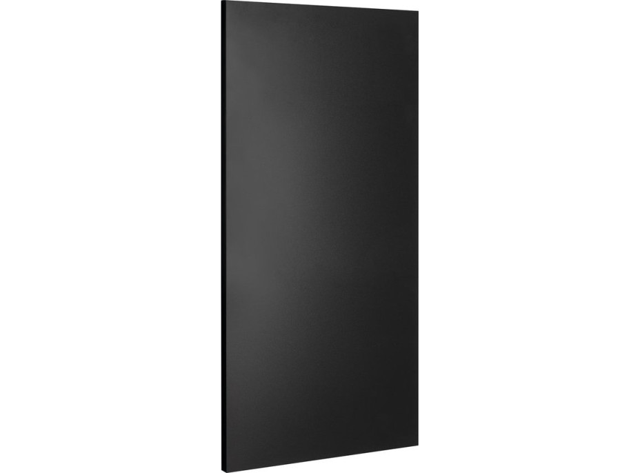Sapho ENIS koupelnový sálavý topný panel 600W, IP44, 590x1200 mm, černá mat RH600B