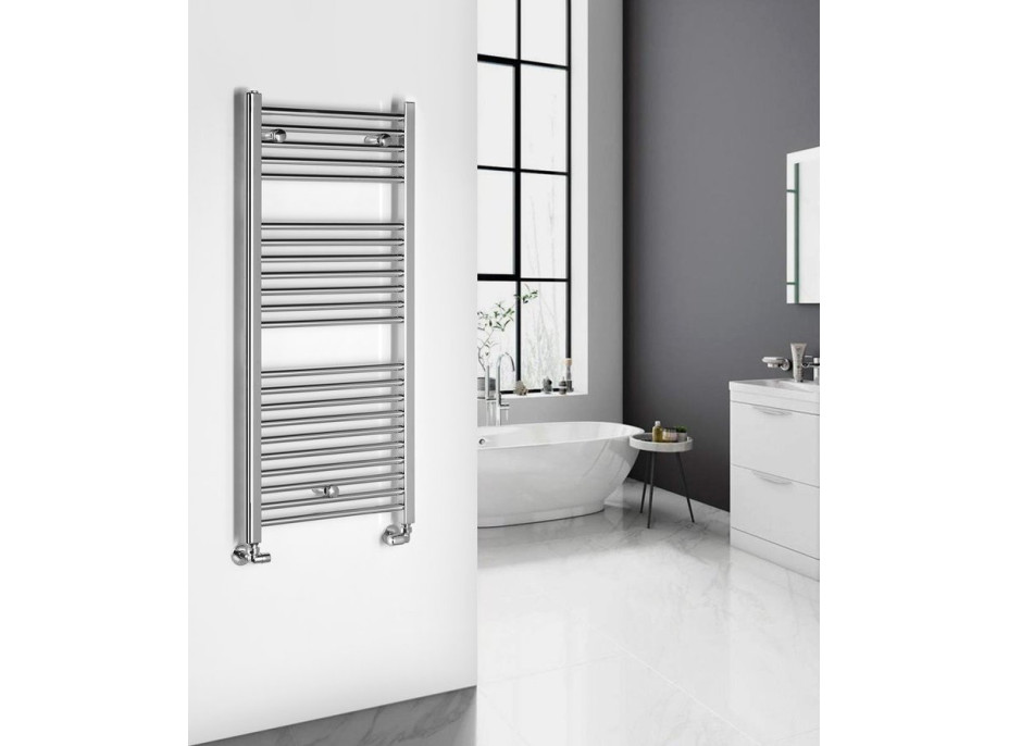 Aqualine ALYA otopné těleso rovné 500x1110mm, chrom LLR102
