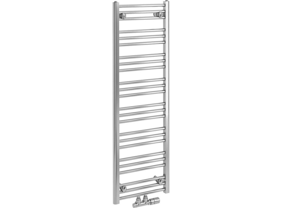 Bruckner ALBRECHT otopné těleso 400x1250mm, středové připojení, chrom 600.112.1