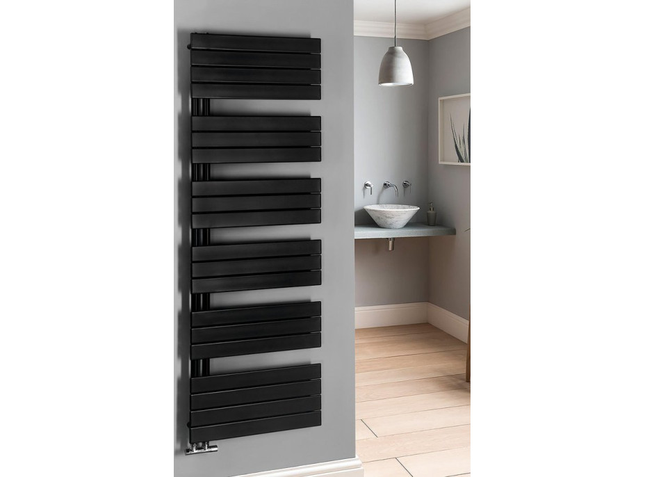 Aqualine MILI otopné těleso 600x1798mm, černá mat DC656T