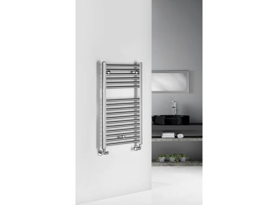 Aqualine ALYA otopné těleso rovné 450x803mm, chrom LLR101