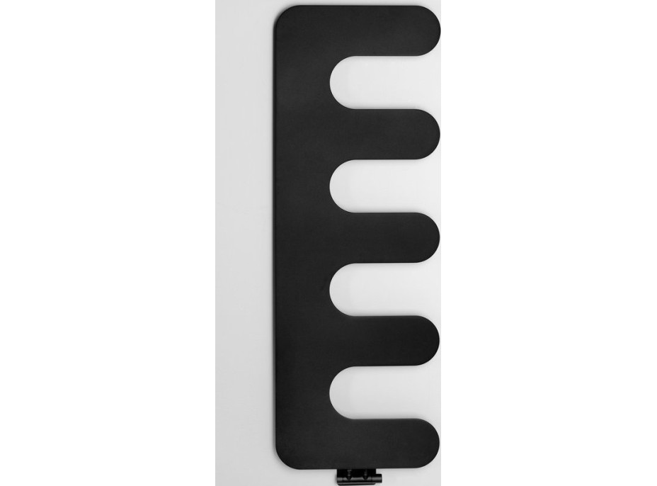 Sapho EVOLLA otopné těleso 490x1390 mm, černá mat MI1400