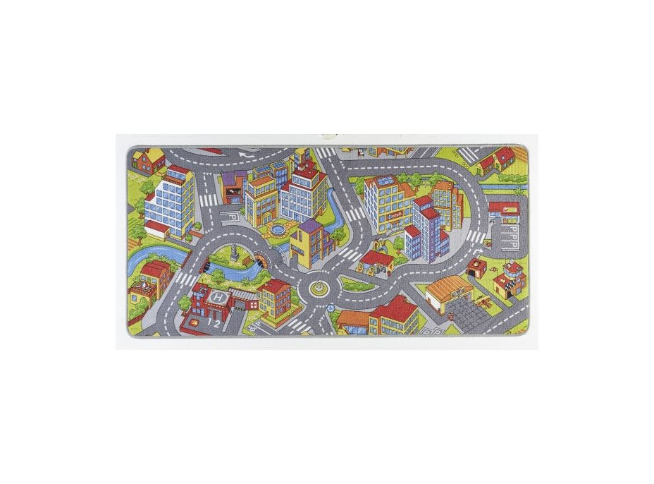 Dětský koberec Play "Smartcity" - multicolor - 90x200 cm