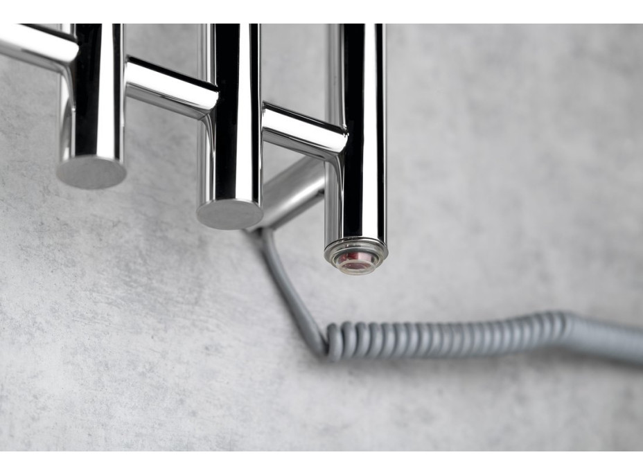 Sapho PAPINADO elektrický sušák ručníků 263x1200mm, 85W, chrom ER750
