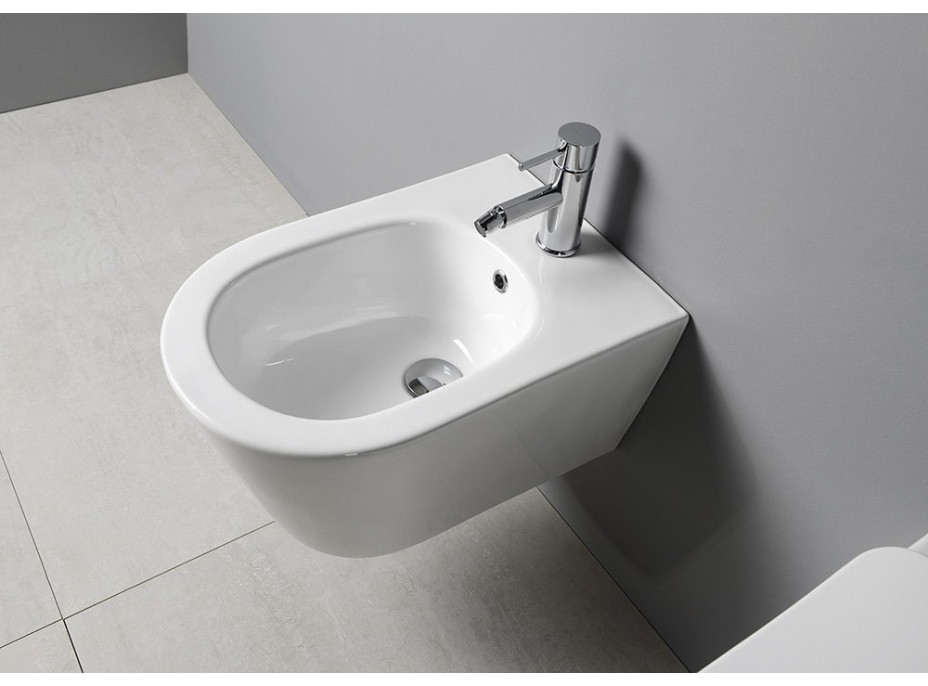 Sapho AVVA bidet závěsný 35, 5x53 cm, bílá 100324