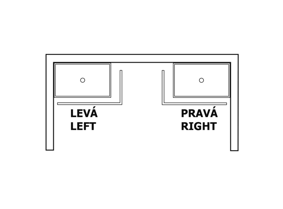 Polysan KARIA 100x90 rohový panel, výška 11cm, levý 51312L