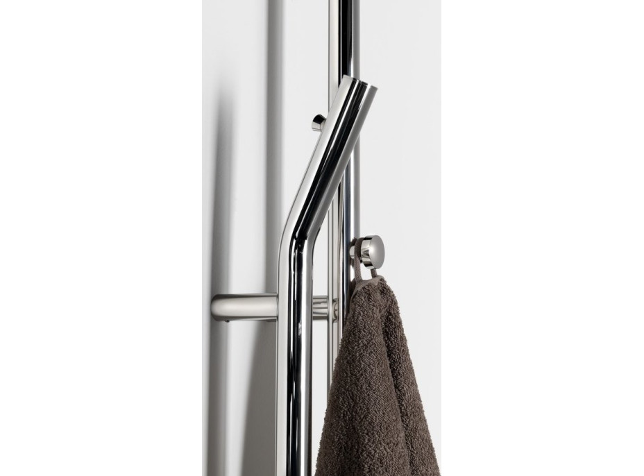 Sapho DUOPASSO elektrický sušák ručníků s časovačem 122x1700mm, 45 W, chrom ER730