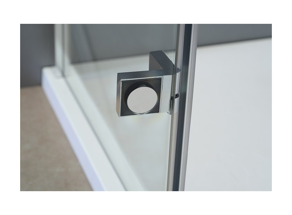 Polysan FORTIS LINE sprchové dveře do niky 1400mm, čiré sklo, levé FL1414L
