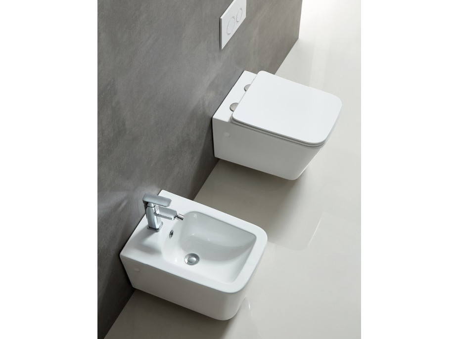 Sapho PORTO bidet závěsný, 36x52cm, bílá PZ4015