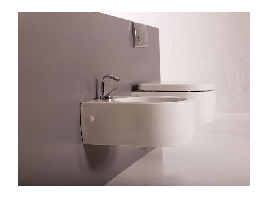 Kerasan FLO bidet závěsný 36, 5x50cm, bílá 312501