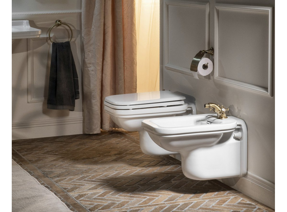 Kerasan WALDORF bidet závěsný 37x55cm, bílá 4125K1