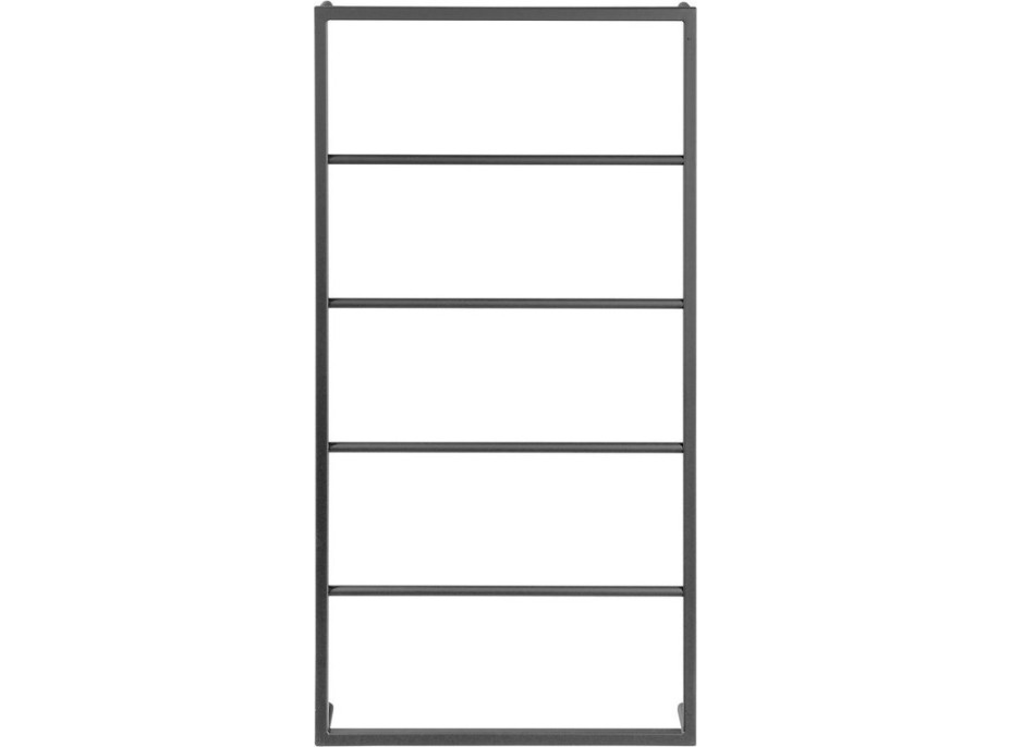 Sapho SKA nástěnný sušák ručníků 600x1150x100mm, černá mat SKA502