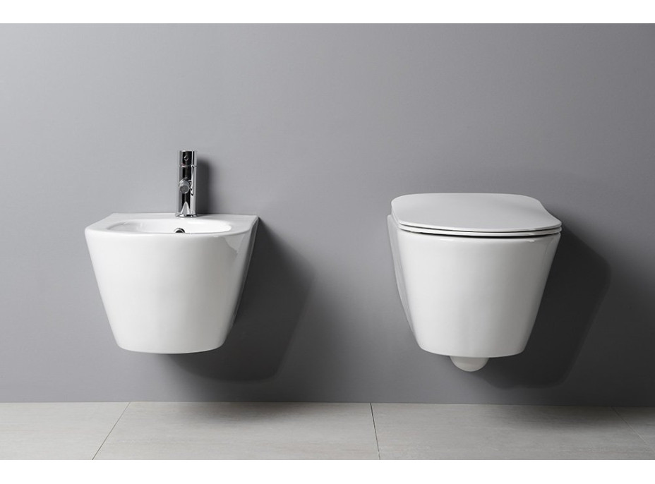 Sapho AVVA bidet závěsný 35, 5x53 cm, bílá 100324