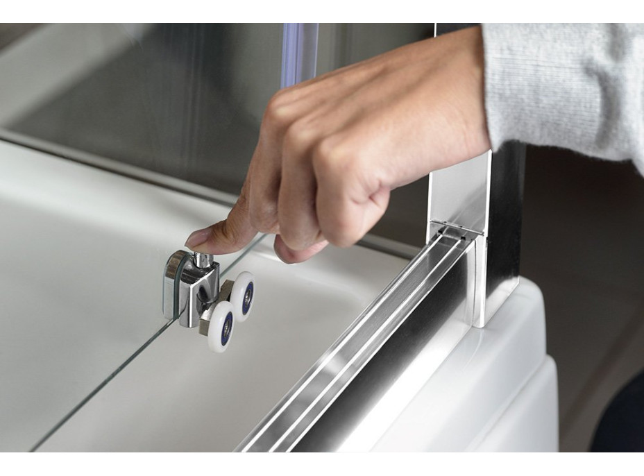 Polysan DEEP sprchové dveře 1600x1650mm, čiré sklo MD1616