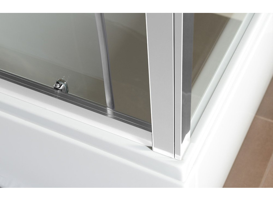 Polysan DEEP sprchové dveře 1600x1650mm, čiré sklo MD1616