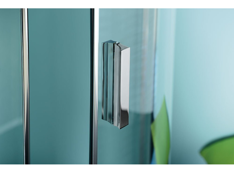 Polysan ZOOM LINE sprchové dveře dvojkřídlé 1200mm, čiré sklo ZL1712