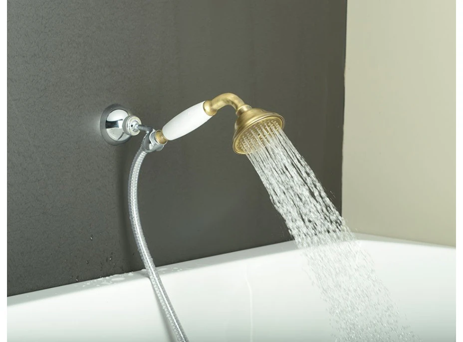 Sapho EPOCA ruční sprcha, 210mm, mosaz/bronz DOC106