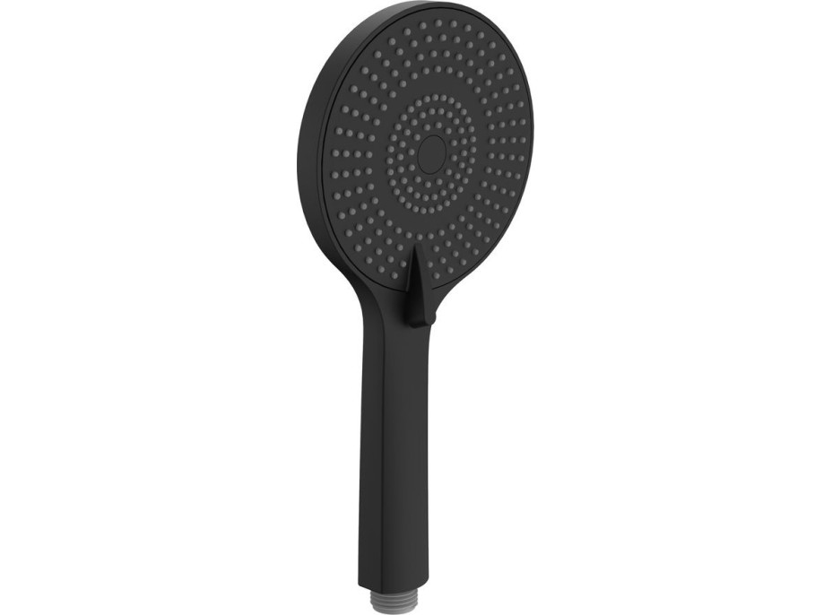 Sapho Ruční masážní sprcha, 3 režimy sprchování, průměr 120 mm, ABS/černá mat SK879B