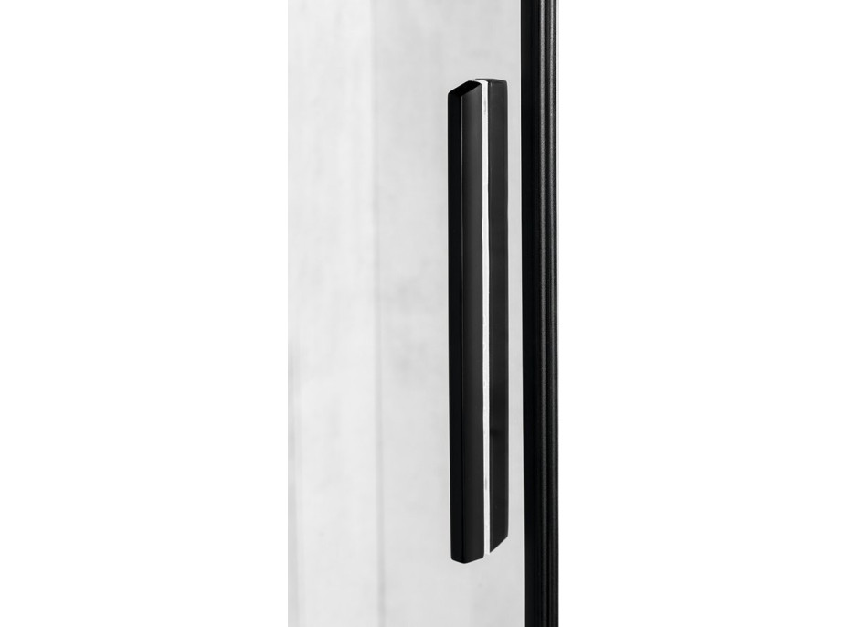 Polysan ALTIS LINE BLACK posuvné dveře 1570-1610mm, výška 2000mm, čiré sklo AL4312B