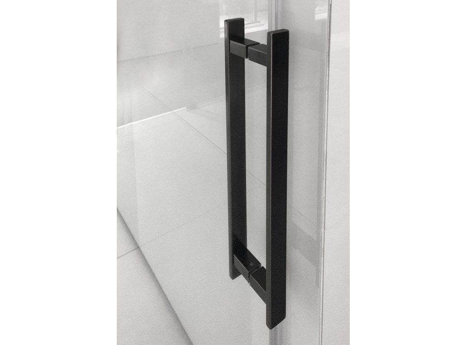 Gelco VOLCANO BLACK sprchové dveře 1600 mm, čiré sklo GV1416