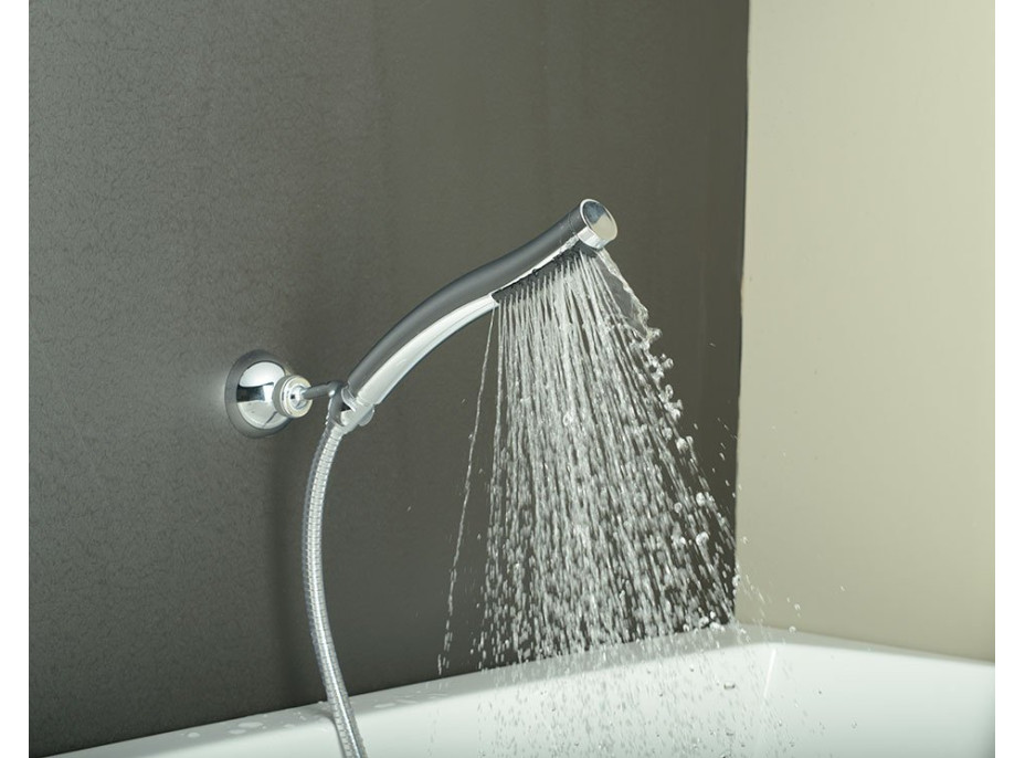 Sapho Ruční sprcha, 245mm, ABS/černá/chrom 2503