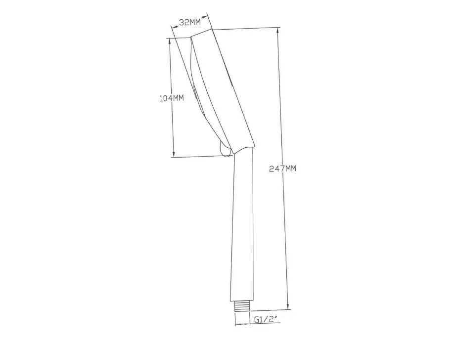 Sapho Ruční masážní sprcha, 5 režimů sprchování, průměr 110mm, ABS/chrom 1204-05