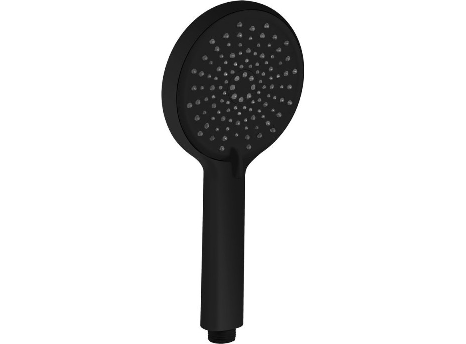 Sapho Ruční masážní sprcha, 4 režimy sprchování, průměr 120mm, ABS/černá mat 1204-51B