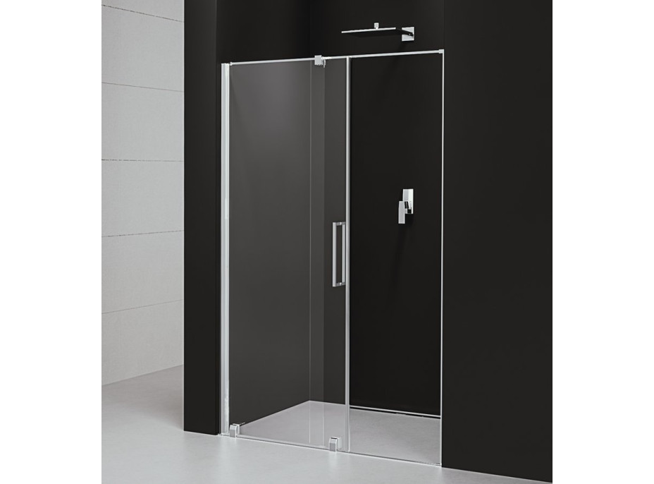 Polysan ROLLS LINE sprchové dveře 1400mm, výška 2000mm, čiré sklo RL1415