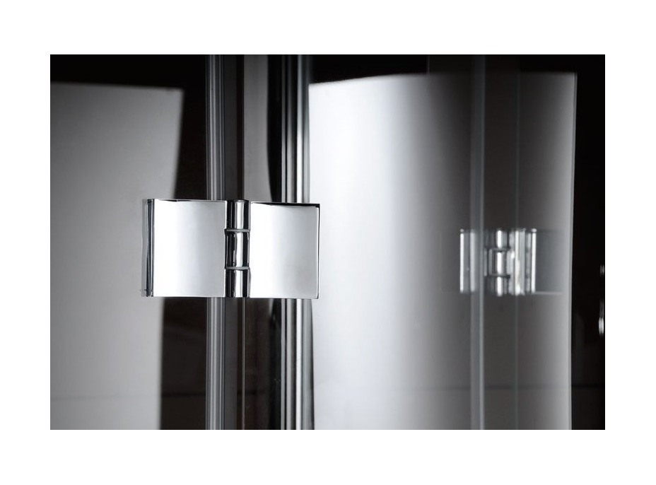 Gelco LEGRO čtvrtkruhová sprchová zástěna jednokřídlá 900x900mm, čiré sklo GL6590
