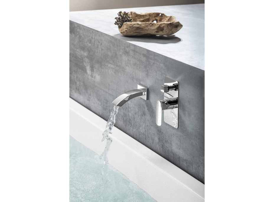 Sapho MIXONA podomítková sprchová baterie, 2 výstupy, chrom MG042