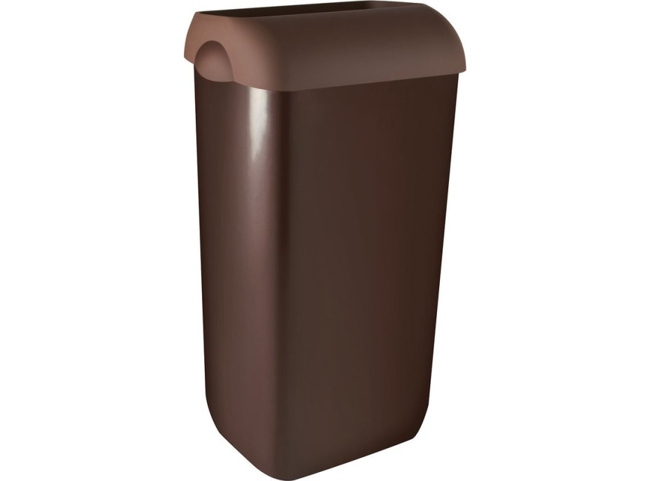 MARPLAST COLORED odpadkový koš nástěnný 23l, ABS, hnědá A74201MA