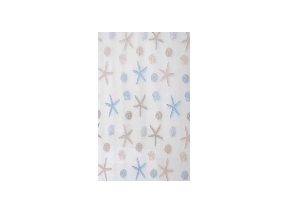 Aqualine Sprchový závěs 180x200cm, vinyl, hvězdice ZV016