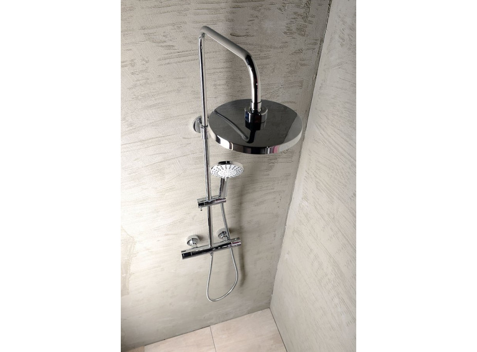 Aqualine LIGA sprchový sloup s termostatickou baterií, chrom SL533