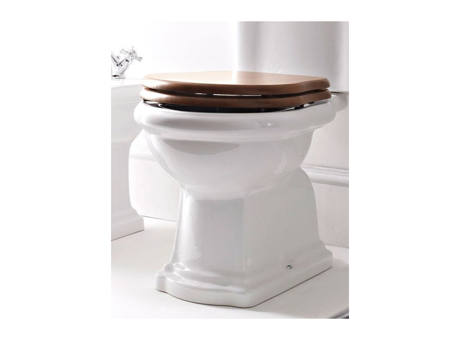 Kerasan RETRO WC sedátko, ořech/bronz 109340