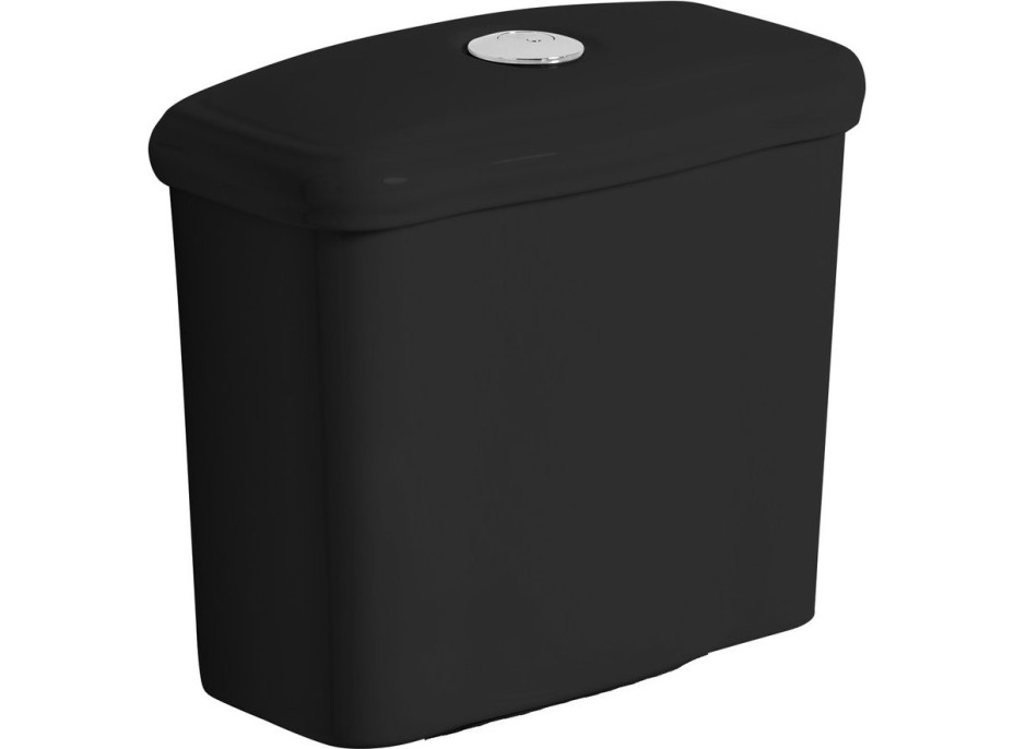 Kerasan RETRO nádržka k WC kombi, černá mat 108131