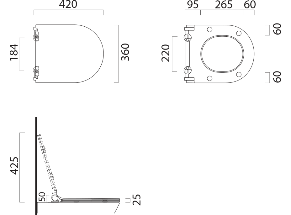 GSI PURA/KUBE X sedátko, SLIM, Soft Close, duroplast, bílá mat MS76SN09