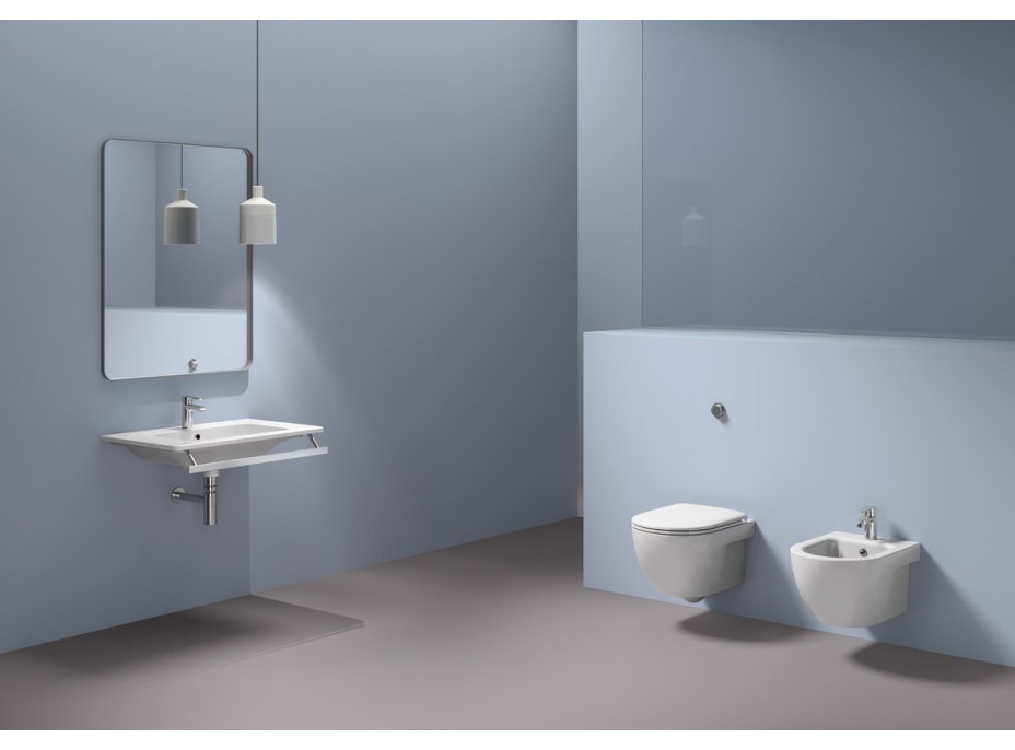 GSI CITY PRO závěsná WC mísa, Swirlflush, 35x52cm, bílá ExtraGlaze 911511