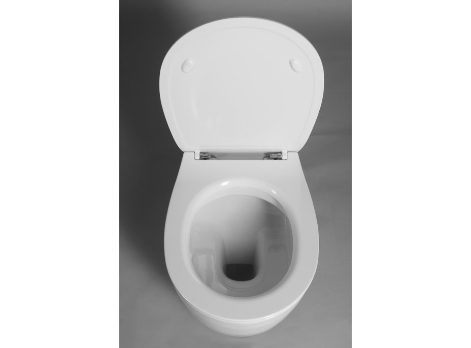Isvea SENTIMENTI WC sedátko, SLIM, odnímatelné, Soft Close, bílá 40D80200I-S
