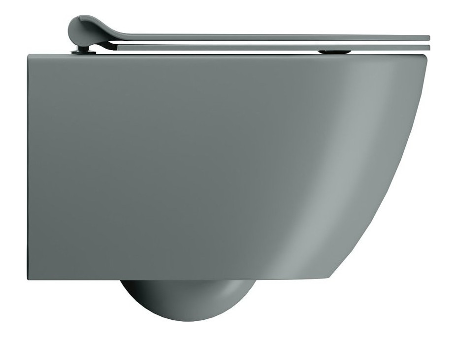 GSI PURA závěsná WC mísa, Swirlflush, 36x50cm, agave dual-mat 881604