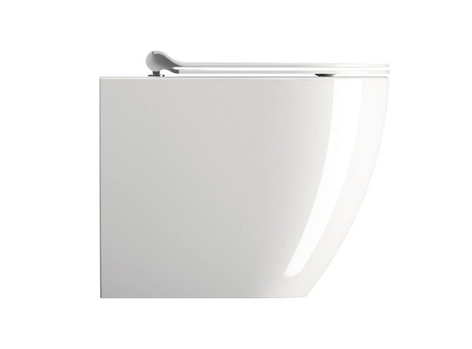 GSI PURA WC mísa stojící, Swirlflush, 36x55cm, spodní/zadní odpad, bílá ExtraGlaze 880311
